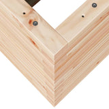 Garden Planter 90x40x68.5 cm Solid Wood Pine 3282489