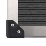 Outdoor Shower with Tray WPC Stainless Steel 3051286