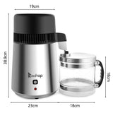 750W Water Distiller Electric Purifier Stainless Steel Glass Water Filters 25808621