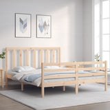 Bed Frame without Mattress 160x200 cm Solid Wood Pine 3193801