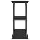 Console Table Black Oak 101 x 35 x 80.5 cm Engineered Wood 868469