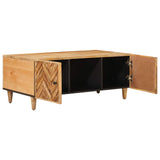 Coffee Table Brown 100 x 54 x 40 cm Solid Mango Wood 4018928