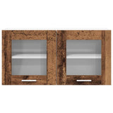 Hanging Cabinet with Storage Old Wood and White 80 x 31 x 40 cm 884238