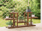 Flower Stand 110x25x73 cm Solid Wood Fir 362853