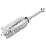 Folding Anchor with Rope Silver 12 kg Hot Dip Galvanized Cast Iron 94280
