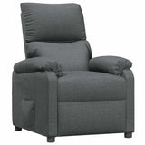 Recliner Chair Dark Grey Fabric 340178