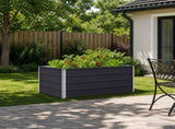 Raised Garden Bed Anthracite 100 x 80 x 55 cm cold-rolled steel 8006389