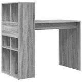 Desk with Shelf Grey Sonoma 108 x 55 x 103.5 cm Engineered Wood 869463