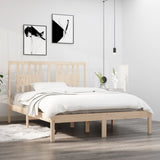 Bed Frame without Mattress Solid Wood Small Double 3104033