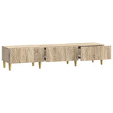 TV Cabinet 147 x 34.5 x 30 cm Sonoma Oak Engineered Wood 895167