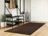 Medium Pile Soft and Washable Rug HUARTE Brown 200 x 80 cm 42022464