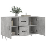 Sideboard Concrete Grey 100x36x60 cm Engineered Wood 828168