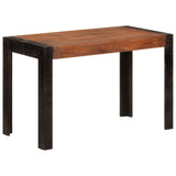 Dining Table Honey Brown 120x60x76 cm Solid Wood Mango 356292