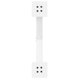 Coffee Table Legs X-Shaped 2 pcs White 60x cm Steel 4012881