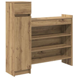 Shoe Cabinet Artisan Oak 100.5 x 28 x 100 cm Engineered Wood 871387