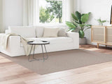 Area Rugs Square PALMERAS Beige 120 x 120 cm Polyester 42022590