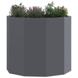 Planter Anthracite 60 x 60 x 50 cm Steel 883761