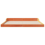 Bed Frame Wax Brown 180 x 200 cm Solid Pine Wood 873306