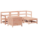 5 Piece Garden Sofa Set Solid Wood Douglas Fir 3250502