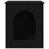 Cat House Black 53 x 52 x 62 cm Engineered Wood 8000708