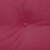 Back Pillow Wine Red 180 x 24 x 50 cm Velvet 42014579