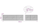 Gabion with 3.5 mm Wire and 5x2.5 cm Mesh 850x10x50 cm 3461555