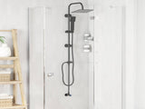 Shower System Black 47 x 20 x 95 cm Stainless Steel 42023405