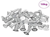 Mirror Hold Bracket 340 pcs Nickel 35 x 30 x 8.3 mm Steel 865024
