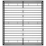 Bed Frame without Mattress Black Metal 180x200 cm Super King 324790