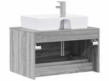 Bathroom Furniture Set Grey Sonoma Engineered Wood 3404387
