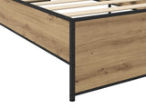 Bed Frame Artisan Oak 80 x 200 cm Engineered Wood 8009100