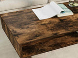 Coffee Table Smoked Oak 100 x 46 x 35 cm Engineered Wood 8000240
