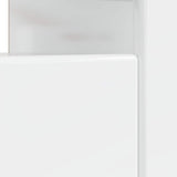 LED TV Cabinet High Gloss White Engineered Wood 897569