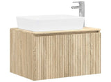 Bathroom Furniture Set Sonoma Oak Engineered Wood 3404332
