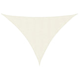 Sunshade Sail Oxford Fabric Triangular 5x5x6 m Cream 135238