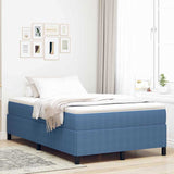 Box Spring Bed Blue 120 x 200 cm Velvet 42006965