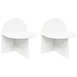 Bedside Table 2 pcs White 40 x 35.5 x 45.5 cm Engineered Wood 8001132