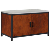 Kitchen Storage HATTEM Rusty 90 x 50 x 53 cm Steel 875002