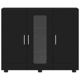 Wooden Cabinet Black 88.5 x 30.5 x 73 cm Engineered Wood 880302