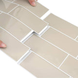 Decorative Stickers 50 pcs Beige 29 x 21 cm 42021250