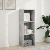 Bookcase Concrete Grey 40x30x114 cm Engineered Wood 857870