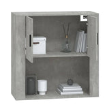 Wall Cabinet Concrete Grey 80x33x80 cm Engineered Wood 816588
