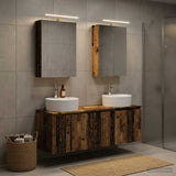 Bathroom Cabinet Set 5 pcs Old Wood Engineered Wood 3406437