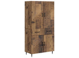 Cabinet Set 2 pcs Old Wood 66 x 34.5 x 89.5 cm Engineered Wood 3416671