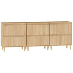 Sideboards 3 pcs Sonoma Oak 60x35x70 cm Engineered Wood 3185770