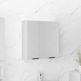 Bathroom Mirror Cabinet White 64x20x67 cm 811313