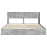 Bed Frame with Storage and Headboard 3 pcs Engineered Wood 3414356