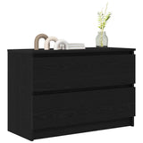 TV Cabinet Black 80x35x54 cm Engineered Wood 861788