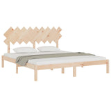 Bed Frame without Mattress 180x200 cm Super King Solid Wood 3104883