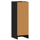 Shoe Cabinet Black Oak 32 x 35 x 92 cm Engineered Wood 862685